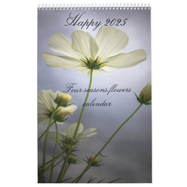 Calendario de flores de Four Seasons 2025 (Tapa)