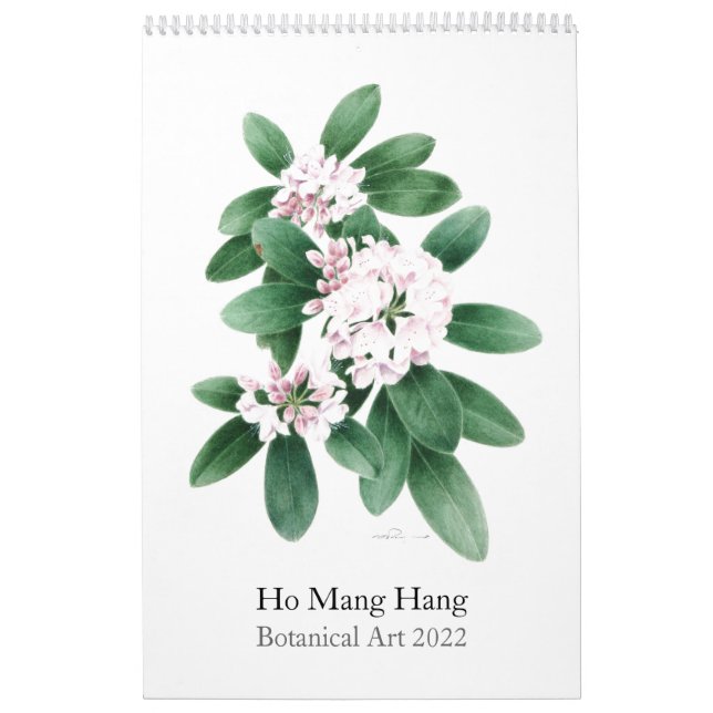 Calendario de flores de Ho Mang Hang 2022 (Tapa)