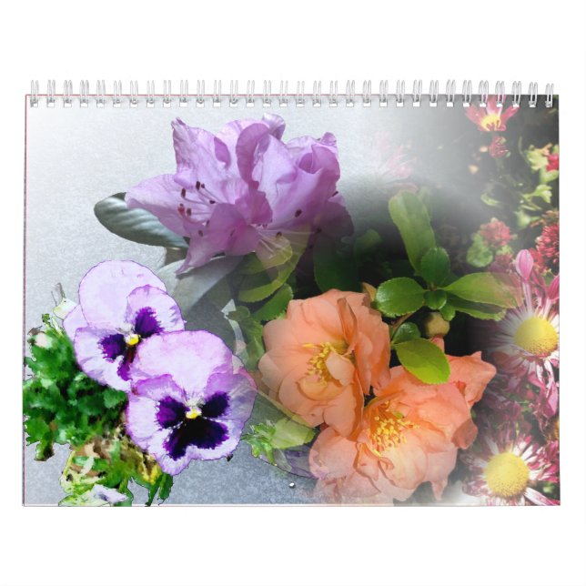 calendario de flores de jardín (Tapa)