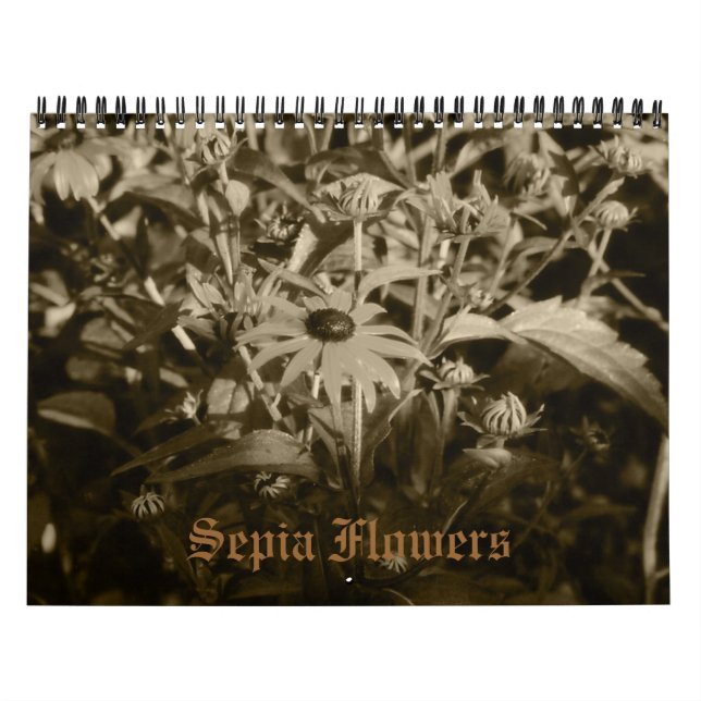 Calendario de flores de Sepia (Tapa)