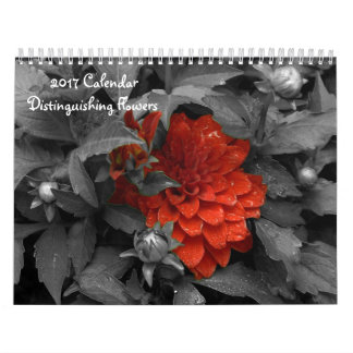 Calendario de flores distintivas 2017