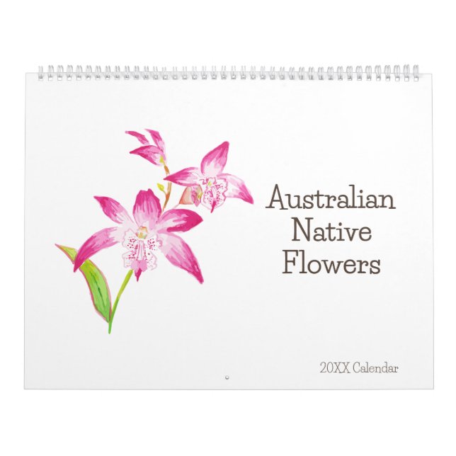 Calendario de Flores Nativas Australianas de Acuar (Tapa)