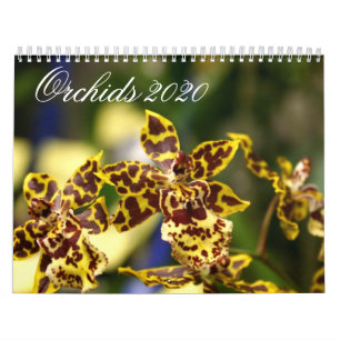 Calendario de Flores Orquídea 2020