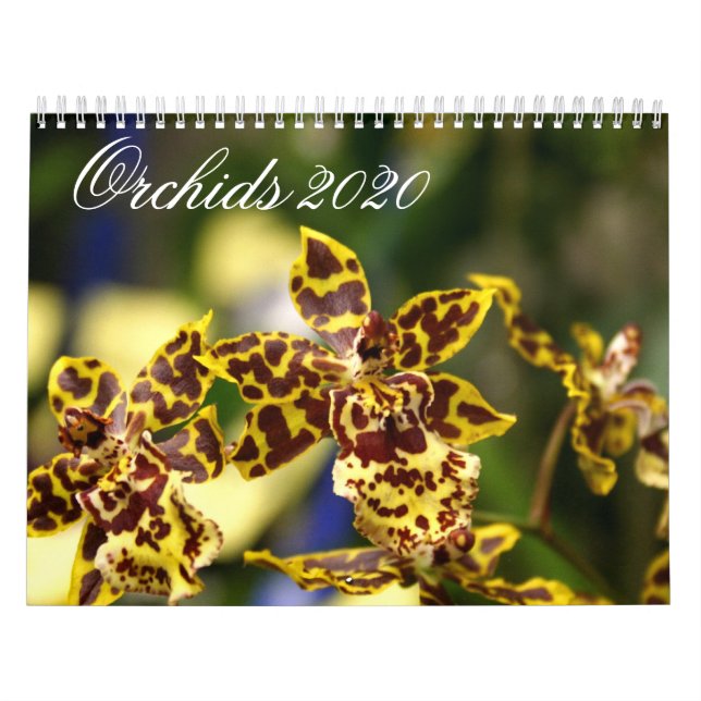 Calendario de Flores Orquídea 2020 (Tapa)
