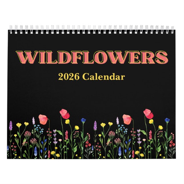 Calendario de Flores Silvestres 2026 (Tapa)