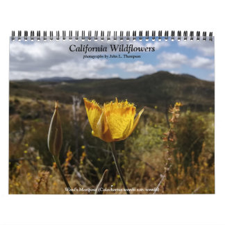 Calendario de flores silvestres de California