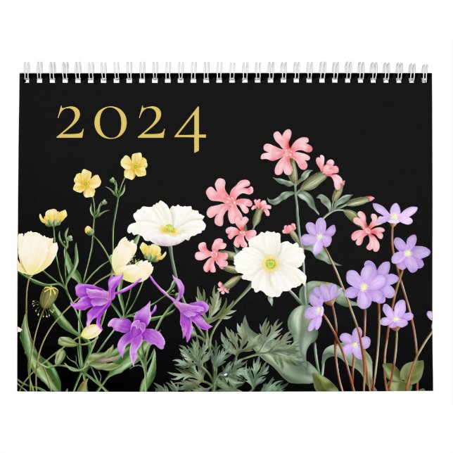 Calendario de flores silvestres de Nordens (Tapa)