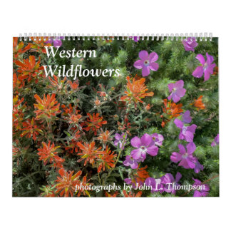 Calendario de flores silvestres occidentales