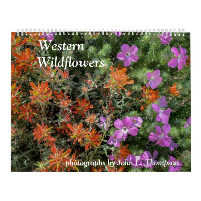 Calendario de flores silvestres occidentales (Tapa)