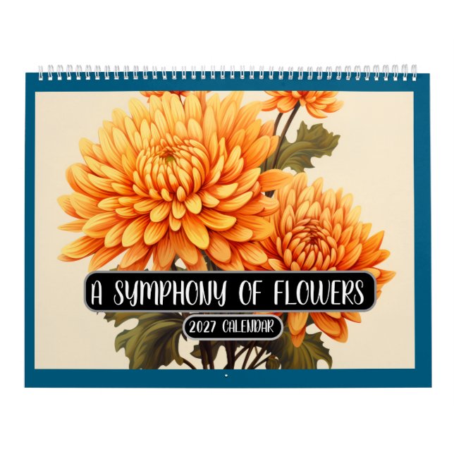 CALENDARIO DE FLORES SINFONÍA 2027 (Tapa)