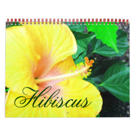 Calendario de Flores Tropicales Hibiscus