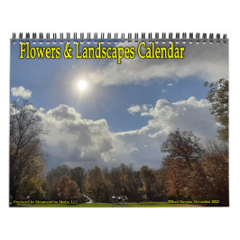 Calendario de flores y paisajes!
