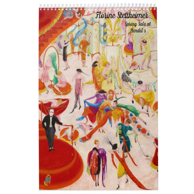 Calendario de Florine Stettheimer (Tapa)