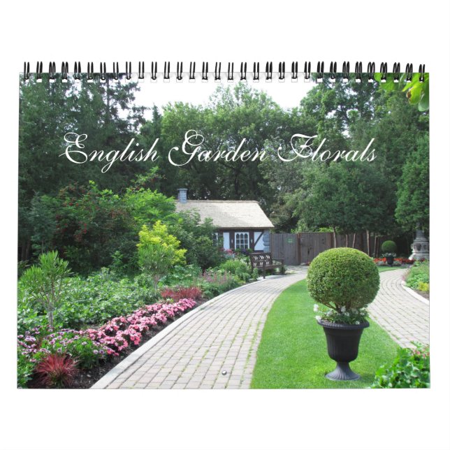 Calendario de florines de los jardines ingleses (Tapa)