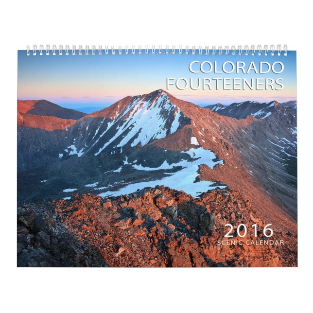 Calendario de Foresteros de Colorado 2016 (Tapa)
