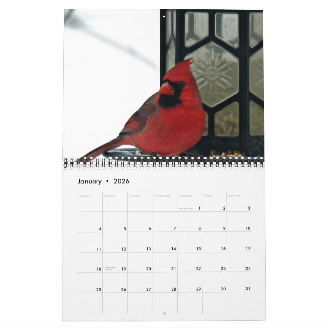 Calendario de foto cardinal 2015 (Jan 2026)
