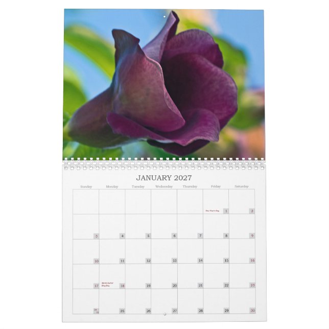 Calendario de fotografía de 2013 (Jan 2027)