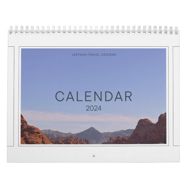 Calendario de fotografía de 2024 (Tapa)