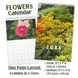Calendario de Fotografía de Flores Hermosas