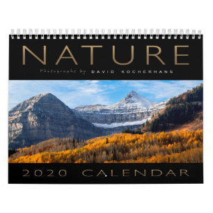 Calendario de fotografía de la naturaleza de Davi