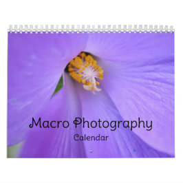 Calendario de fotografía de macros