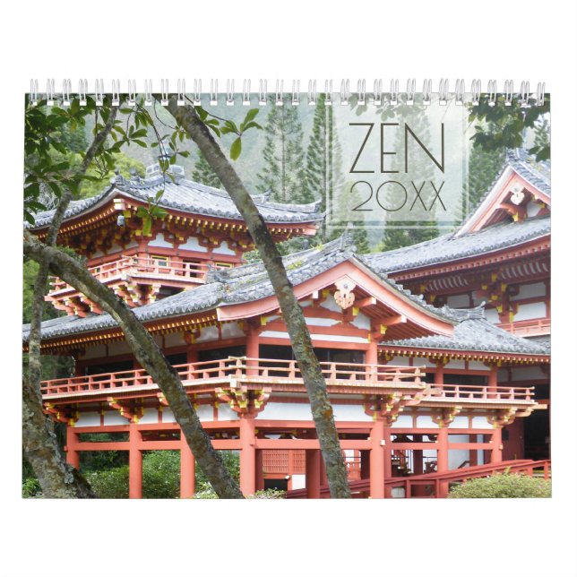 Calendario de fotografía espiritual del Buda Zen (Tapa)