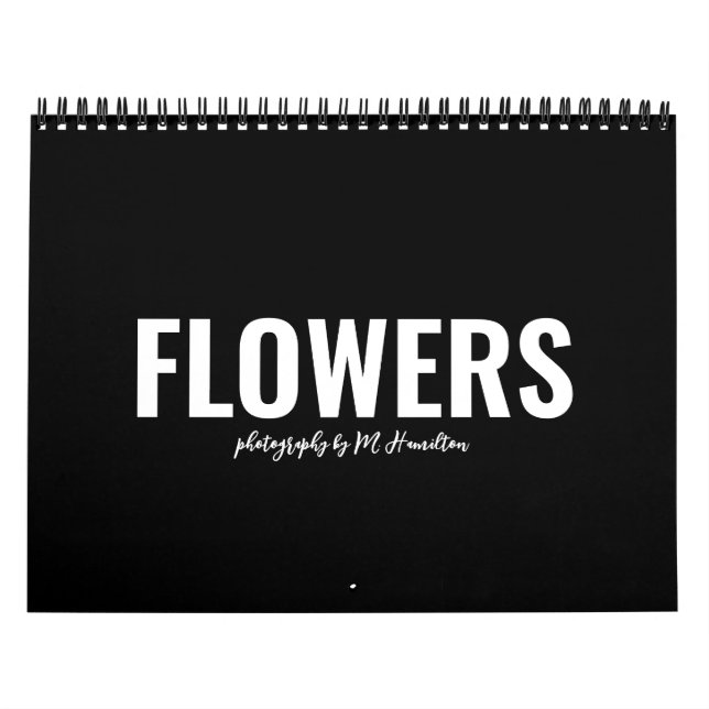 Calendario de fotografía floral (Tapa)