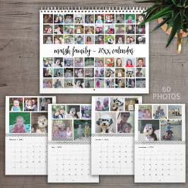 Calendario de Fotografía Moderno 2023 con 60 Fotos