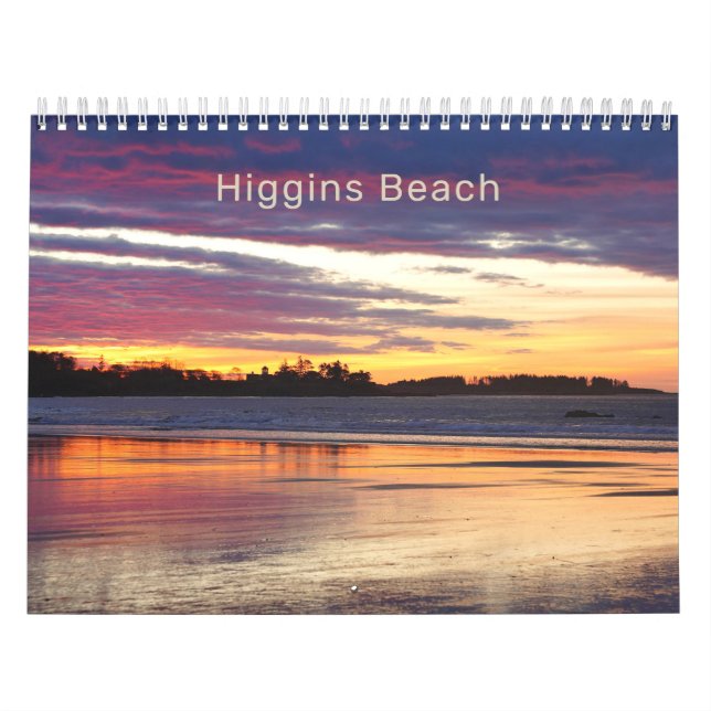 Calendario de fotografía principal de Higgins Beac (Tapa)