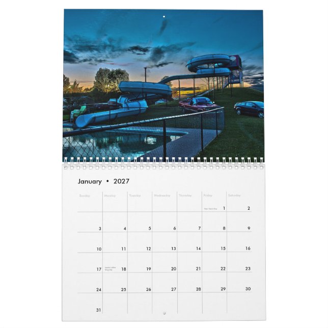 Calendario de fotografías de larga exposición 2013 (Jan 2027)