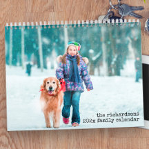 Calendario de fotos 2023 Título personalizado y 13