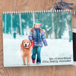 Calendario de fotos 2023 Título personalizado y 13