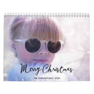 Calendario de fotos 2026 Feliz Navidad