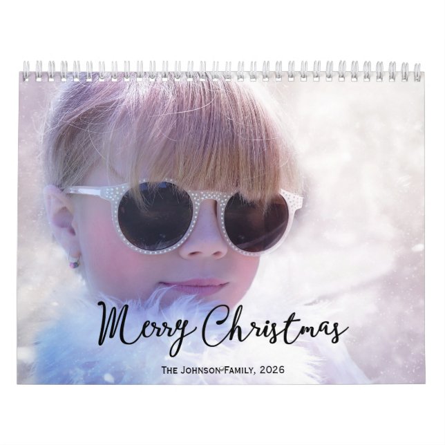 Calendario de fotos 2026 Feliz Navidad (Tapa)