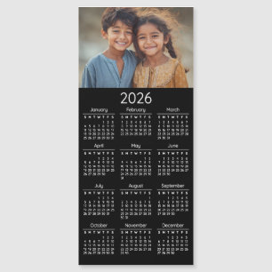 Calendario de fotos 2026 Retrato de familia de niñ