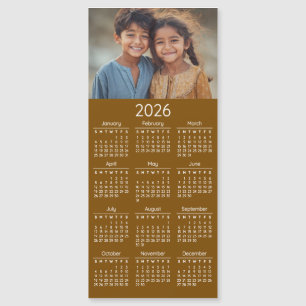 Calendario de fotos 2026 Retrato de familia de niñ