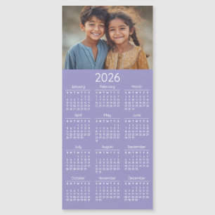 Calendario de fotos 2026 Retrato de familia de niñ