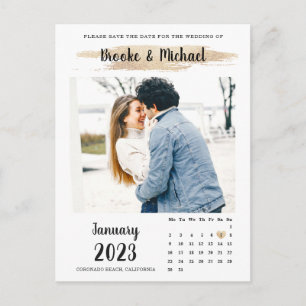 Calendario de fotos con estilo Guardar la tarjeta