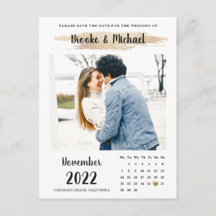 Calendario de fotos con estilo Tarjeta de aviso de