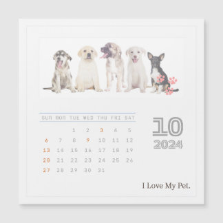 Calendario de fotos de 2024 para amantes de mascot