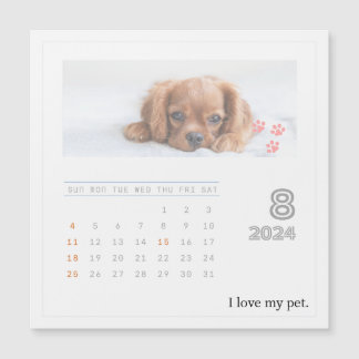 Calendario de fotos de 2024 para amantes de mascot