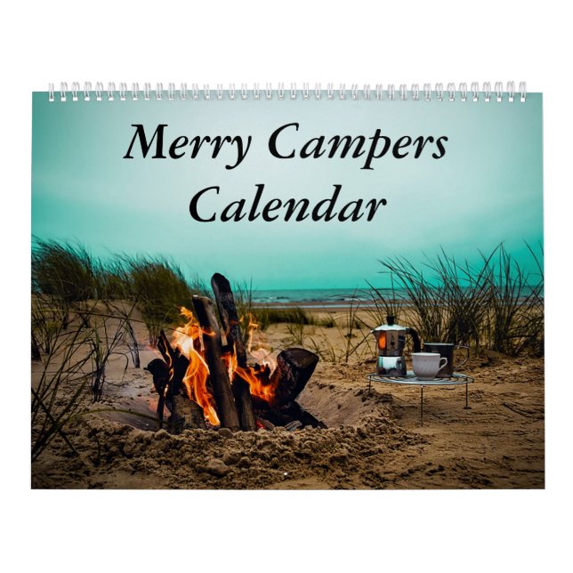 Calendario de Fotos de Camping de Merry Campers (Tapa)