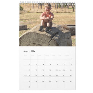 calendario de fotos de colección de la familia mod