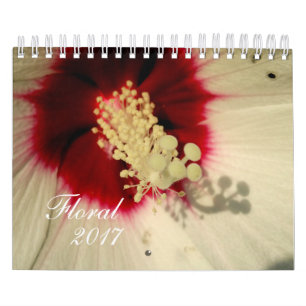 Calendario de fotos de flor floral