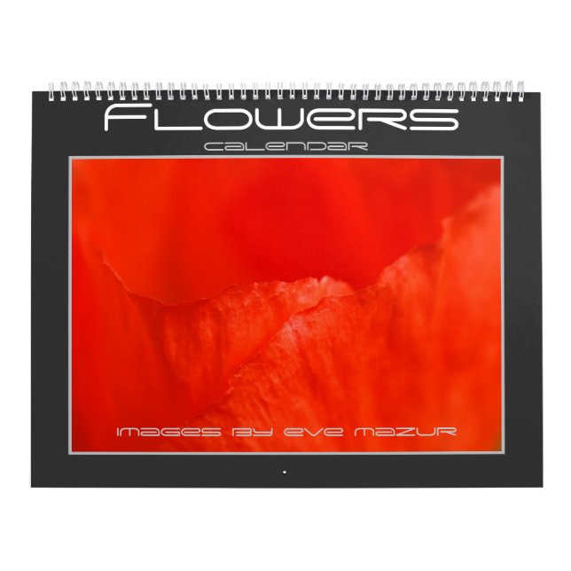 Calendario de fotos de flores (Tapa)