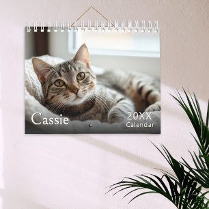 Calendario de Fotos de Gatos Personalizadas