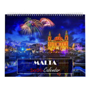 Calendario de fotos de hermosos paisajes de Malta
