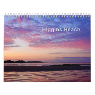 Calendario de fotos de Higgins Beach Maine Ocean 2