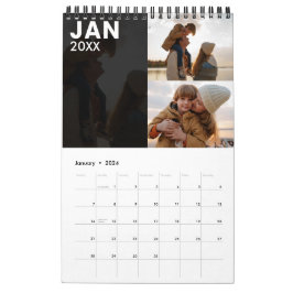 Calendario de fotos de la familia Personalizado mo