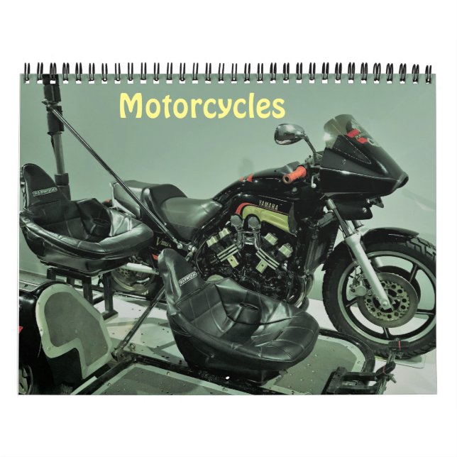 Calendario de fotos de motocicletas (Tapa)
